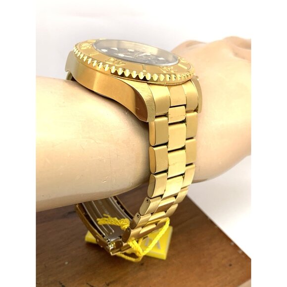 Invicta Men's Watch 36974 Pro Diver Quartz Chronograph Gold Steel Blue Dial 47mm - Picture 12 of 14